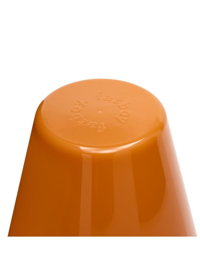 Fatboy Edison the Ambiance Rechargeable Table Lamp, Wireless, Indoor Decorative Lamp with 3 Light Settings, Stepless Dimmable Mood Light, Portable Desk & Bedside Lamp, 16.5 x 25.3 cm – Sunny Orange - Image 5